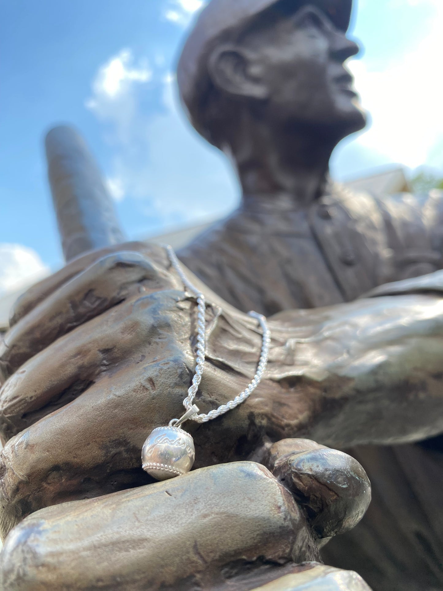 "Shoeless" Joe Jackson Baseball Necklace
