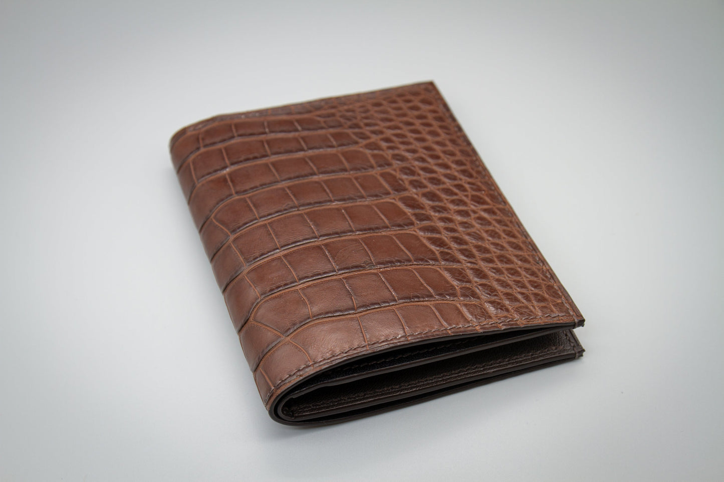 Alligator Passport Holder Wallet - Travel Organizer