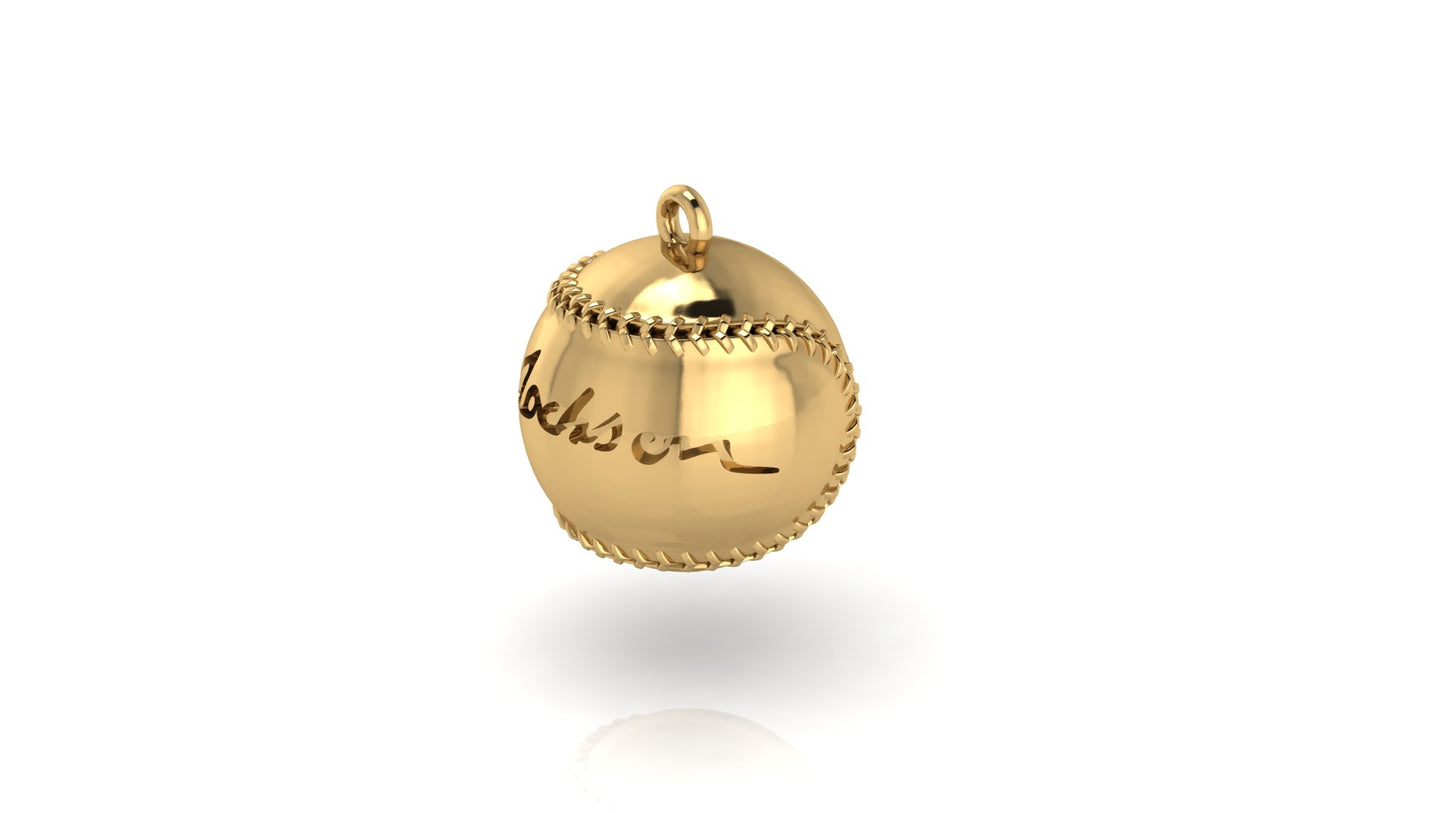 "Shoeless" Joe Jackson Baseball Charm