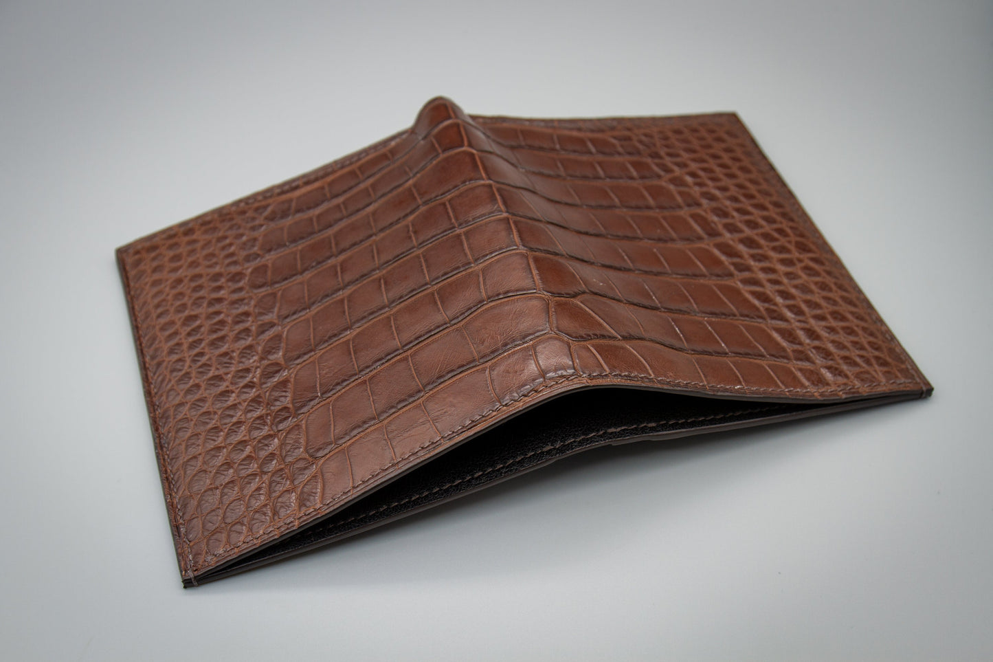 Alligator Passport Holder Wallet - Travel Organizer